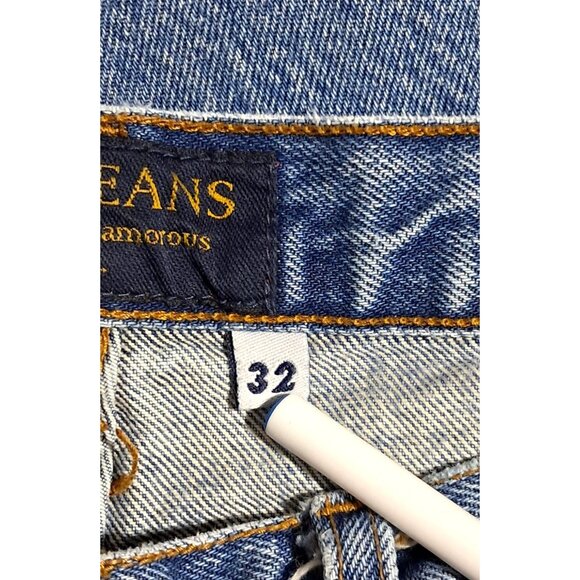 Juicy Jeans size 32 Classic Boot Cut Denim Blue Jeans Made In USA - Picture 3 of 9